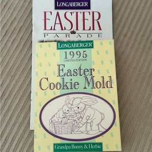 1995 Longaberger Easter Cookie Mold